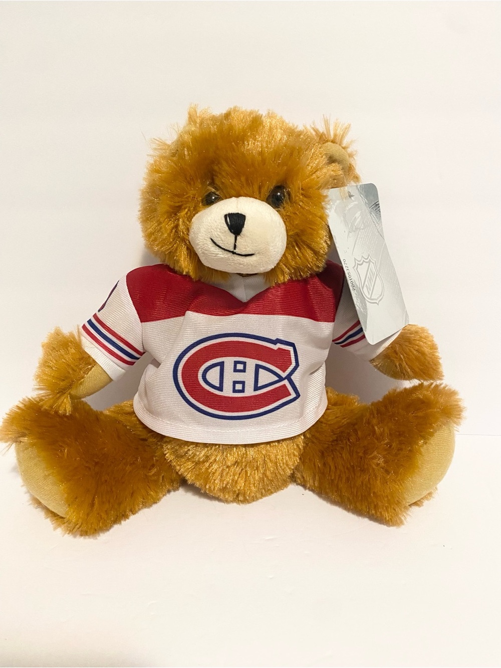 NHL Montreal Canadiens Plush Teddy Bear Stuffed Animal Jersey Toy NWT 10”